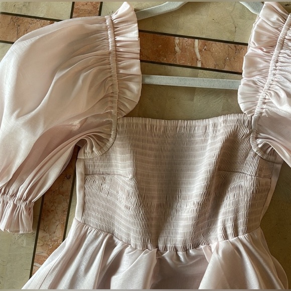 Selkie mini Maria dress in shimmer Peach Fuzz S NWT - Picture 10 of 12